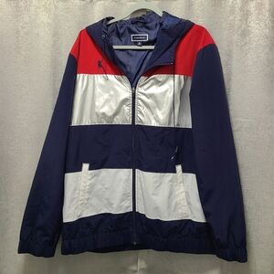 Club‎ Room Colorblock Windbreaker Jacket Women XL Nwt